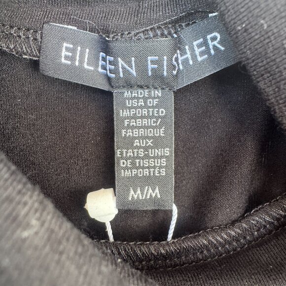 Eileen Fisher Lightweight Viscose Jersey Mock Turtleneck NWT - Picture 3 of 6
